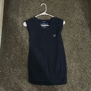 America eagle blue sweater vest